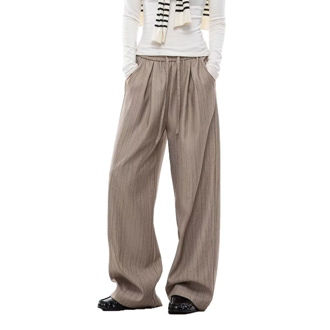 Wide Leg Trousers for Men and Women Long Pants