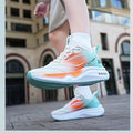 Fashionable men's casual shoes with soft sole and thick sole, men's sports running shoes