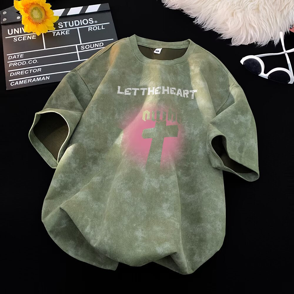 Tie-Dye Short Sleeve T-Shirt for Men