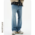 Style Denim Pants for Men Brand Loose Straight