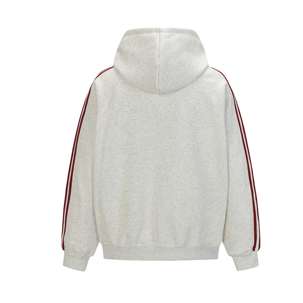 Color blocked sports hoodie for men