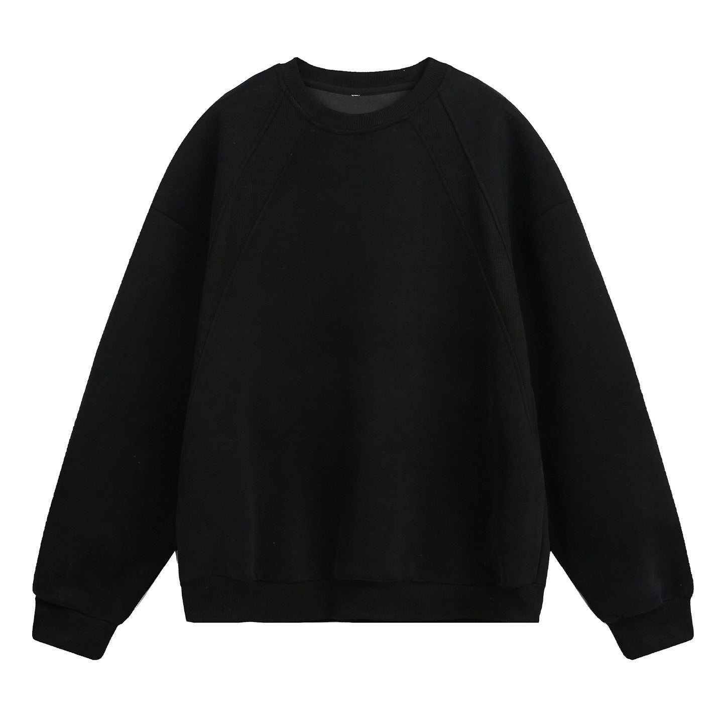 Round neck pullover hoodie for men