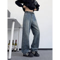 Distressed Denim Pants Men Long Pants