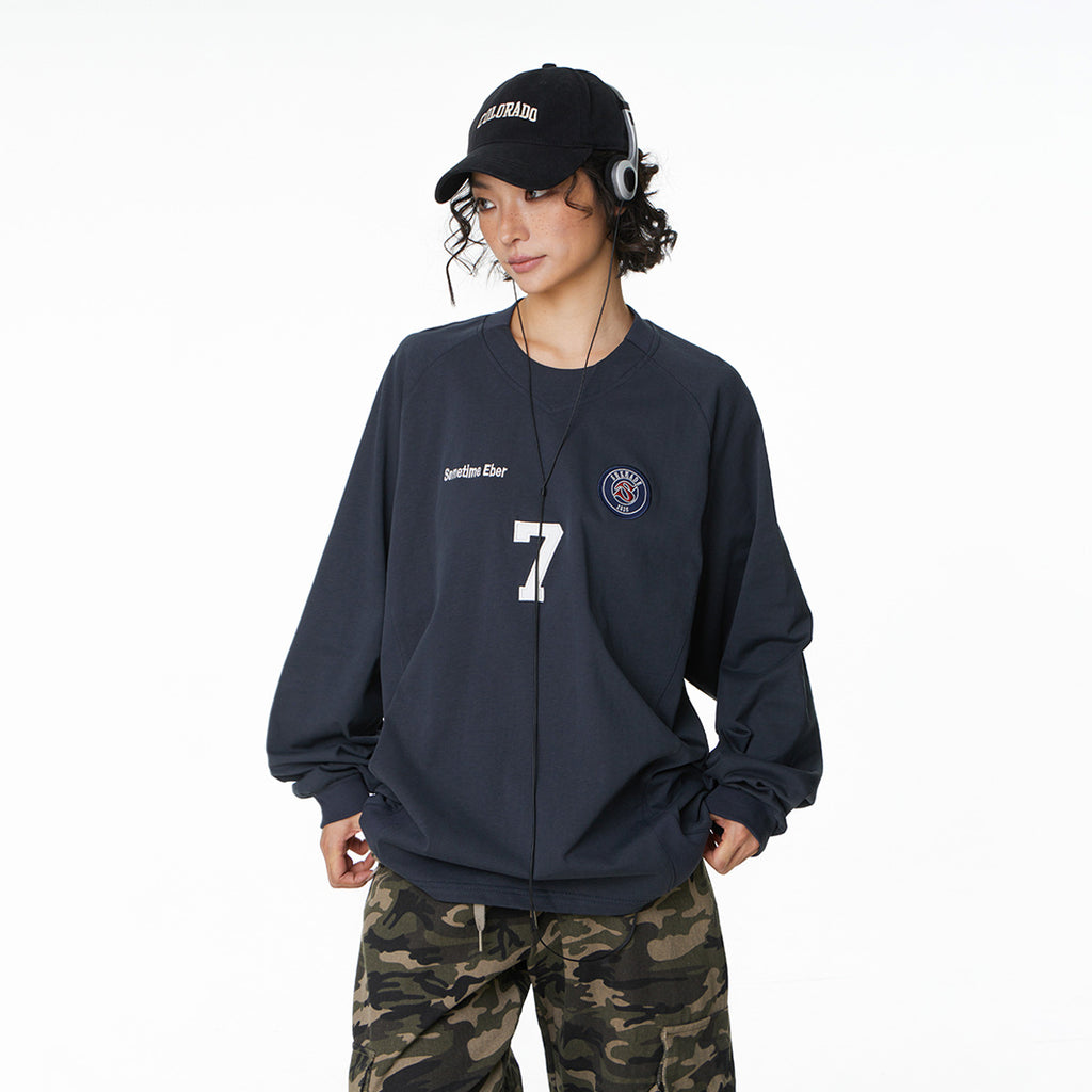 Embroidered hooded sweatshirt for men
