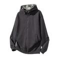 Street Style Zip-Up Hooded Sweatshirt for Men
