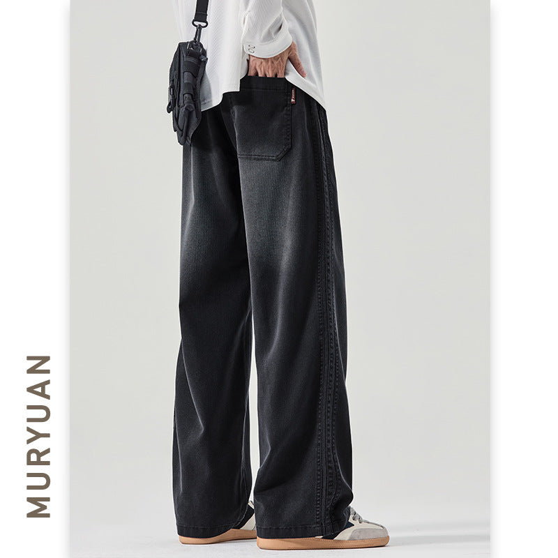 Long Pants for Men in Rayon Lyocell, Vintage Style