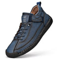Men's mid top Martin boots outdoor casual workwear stitched men's shoes