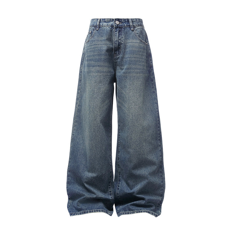 Pants Men Loose Straight Leg Commuter