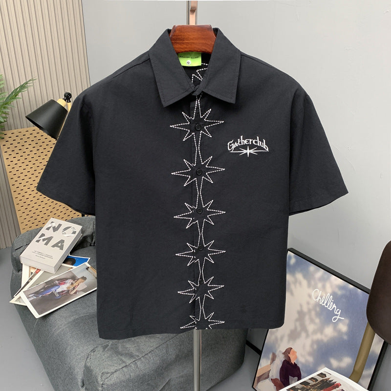 Trendy Casual Short Sleeve Shirt for Men